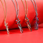 Eternal Embrace – Timeless Hug Couple Necklace