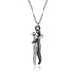 Eternal Embrace – Timeless Hug Couple Necklace