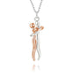 Eternal Embrace – Timeless Hug Couple Necklace