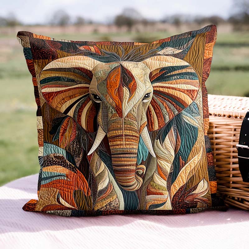 Midnight Wanderer Elephant D228 Pillow Case