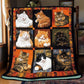 Sleeping Cat Collection Blanket - D251 - Premium Blanket