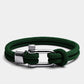 Braided Rope with Metallic Clasp Bracelet