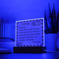 To My Dad - I Love You - D351 -  LED Acrylic Plaque