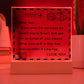 I Love You - D351 -  LED Acrylic Plaque