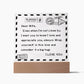 I Love You - D351 -  LED Acrylic Plaque