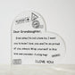 To My Granddaughter - I Love You - D352 - Heart Shaped Acrylic Plaque