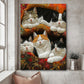 Cute Lazy Cats - D387 - Gallery Wrapped Canvas Prints
