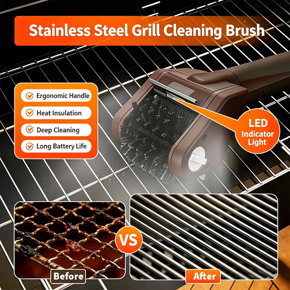 Cordless Electric BBQ Grill Brush