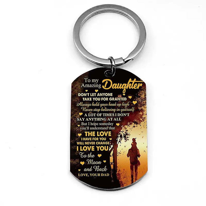 The Love I Have For You Will Never Chage - Multi Colors Personalized Keychain - A886