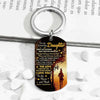 Dad To Daughter - The Love I Have For You Will Never Chage - Multi Colors Personalized Keychain - A886