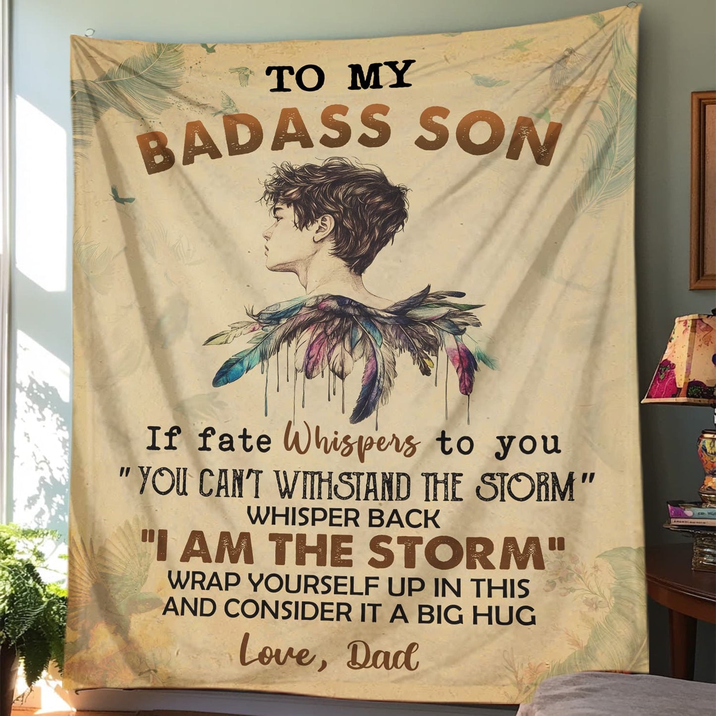 To My Son/Grandson - C021 - Premium Blanket
