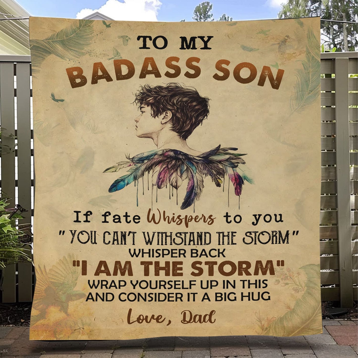 To My Son/Grandson - C021 - Premium Blanket