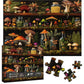 Mushroom Bookshelf Puzzle 1000-Piece
