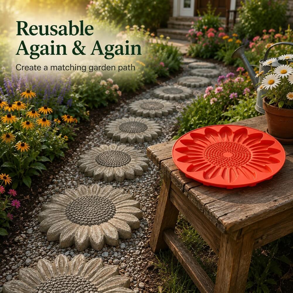 Reusable Garden Art Mold – Make Your Garden Truly One of a Kind