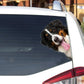 Bernese Mountain Dog - Peekaboo Dog Head Car Sticker - DS021