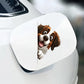 Saint Bernard Dog - Peekaboo Dog Head Car Sticker - DS032