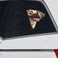 Puggle Dog - Peekaboo Dog Head Car Sticker - DS033