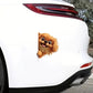 Pekingese Dog - Peekaboo Dog Head Car Sticker - DS035