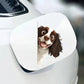 English Springer Spaniel Dog - Peekaboo Dog Head Car Sticker - DS041