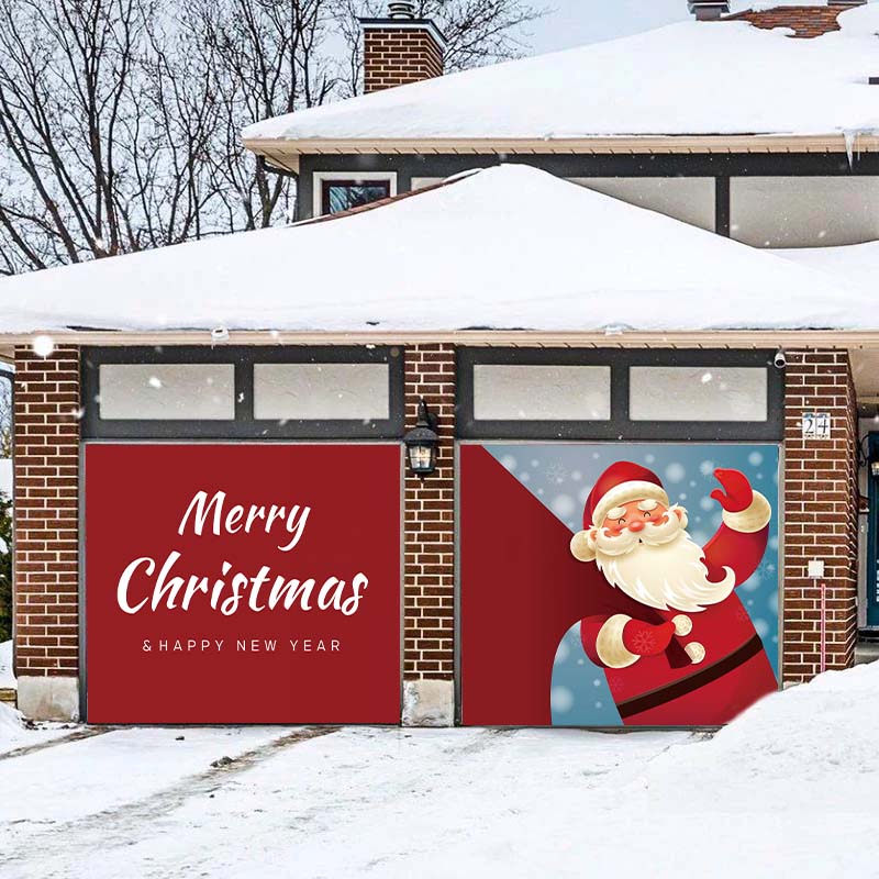 Christmas Santa's Toy Bag Garage Door Covers F581