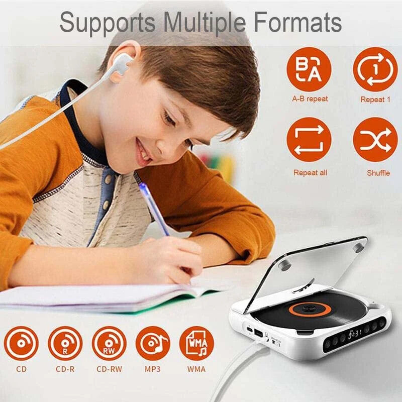 Portable Bluetooth CD Player