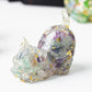 Handmade Natural Crystal Gemstone Cat with Raised Tail