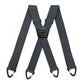 Men's Adjustable Suspenders - X-Back / Y-Back Styles with Hook Clips