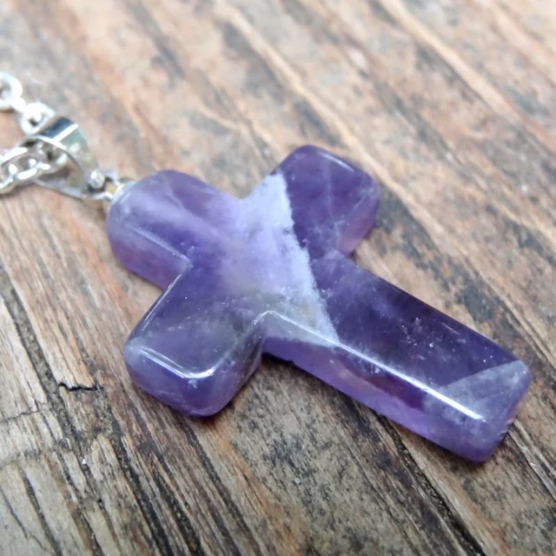 ✝️100% Handmade Crystal Cross Healing Heart
