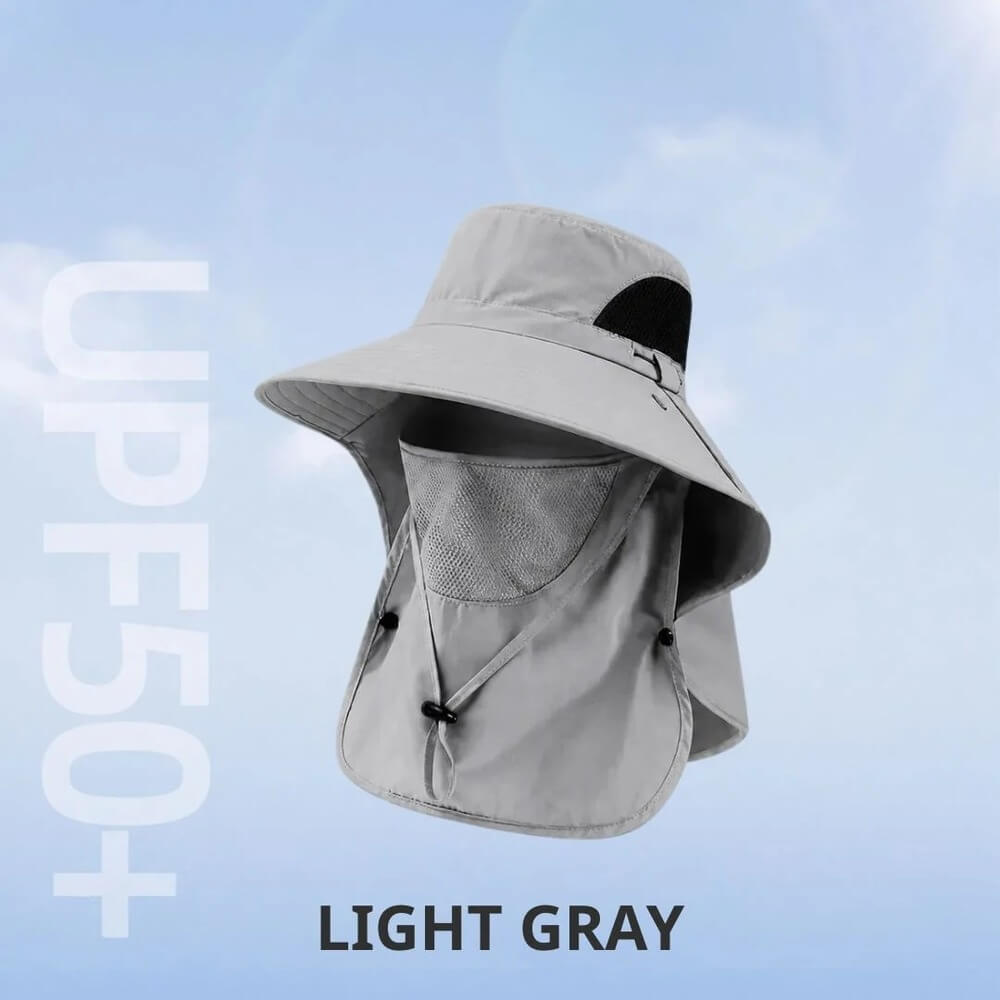 UPF 50+ Sun Protection Hat With Full Face & Neck Coverage