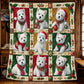 West Highland White Terrier Christmas Blanket - H182 - Premium Blanket