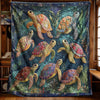 Marine Sea Turtles Blanket - H198 - Premium Blanket