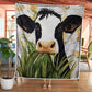 Grass Grazing Cow Blanket - H218 - Premium Blanket