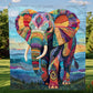 Charming Elephant Blanket - H236 - Premium Blanket