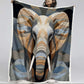 Stunning Elephant Blanket - H237 - Premium Blanket