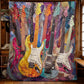 Colorful Guitar - H244 - Premium Blanket