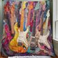 Colorful Guitar - H244 - Premium Blanket