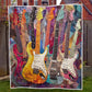 Colorful Guitar - H244 - Premium Blanket