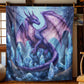 Glacial Majesty Dragon Blanket - H250 - Premium Blanket