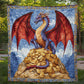 Mythic Wealth Dragon Blanket - H251 - Premium Blanket