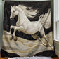 Graceful White Horse Blanket - H256 - Premium Blanket