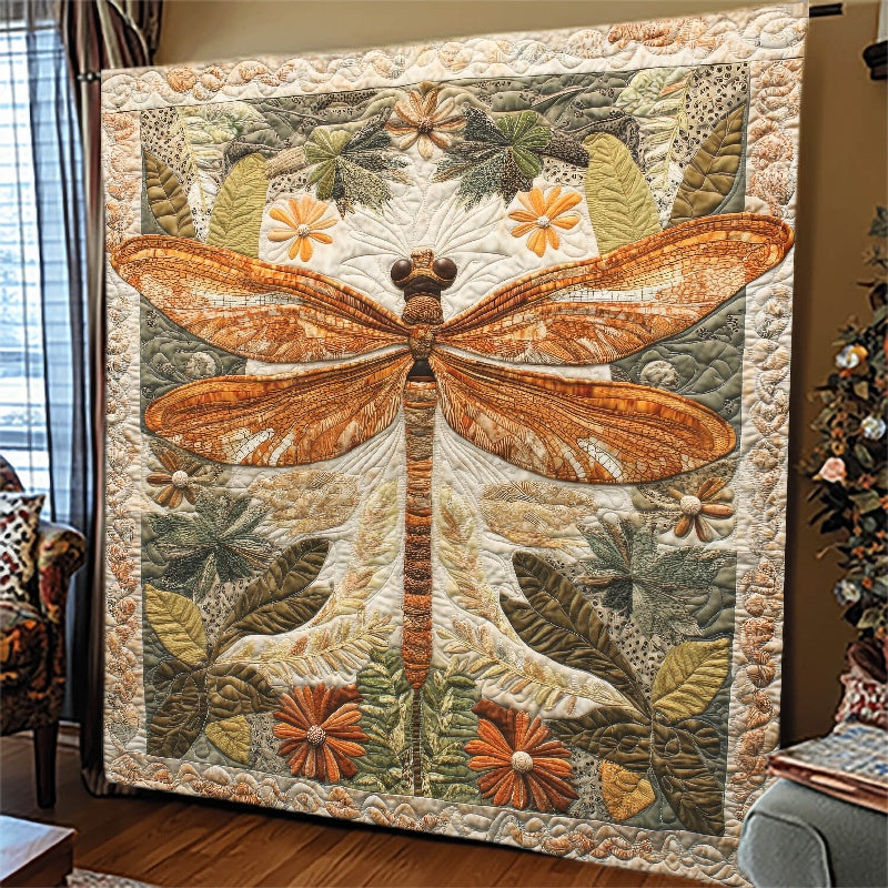 Vintage Dragonfly Dream Blanket - H291 - Premium Blanket