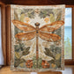 Vintage Dragonfly Dream Blanket - H291 - Premium Blanket