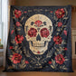 Eternal Bloom Skull Blanket - H339 - Premium Blanket