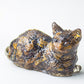 Handmade Natural Crystal Gemstone Lying Cat - Tigerite