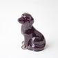 Handmade Natural Crystal Gemstone Sitting Dog