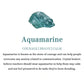Handmade Natural Crystal Gemstone Sitting Dog - Aquamarine