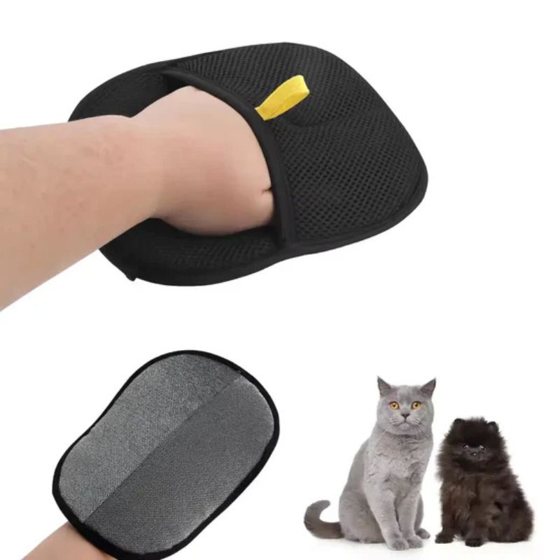 Pet Hair Remover Electrostatic Gloves - Suitable For Families With Pets