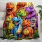 Cute Dinosaurs Blanket - H480 - Premium Blanket