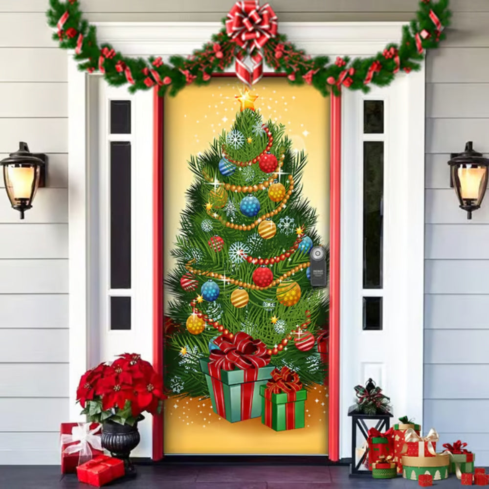 Christmas Front Door Decoration - Christmas Tree - H508