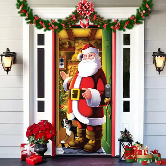 Christmas Front Door Decoration - Santa - H510